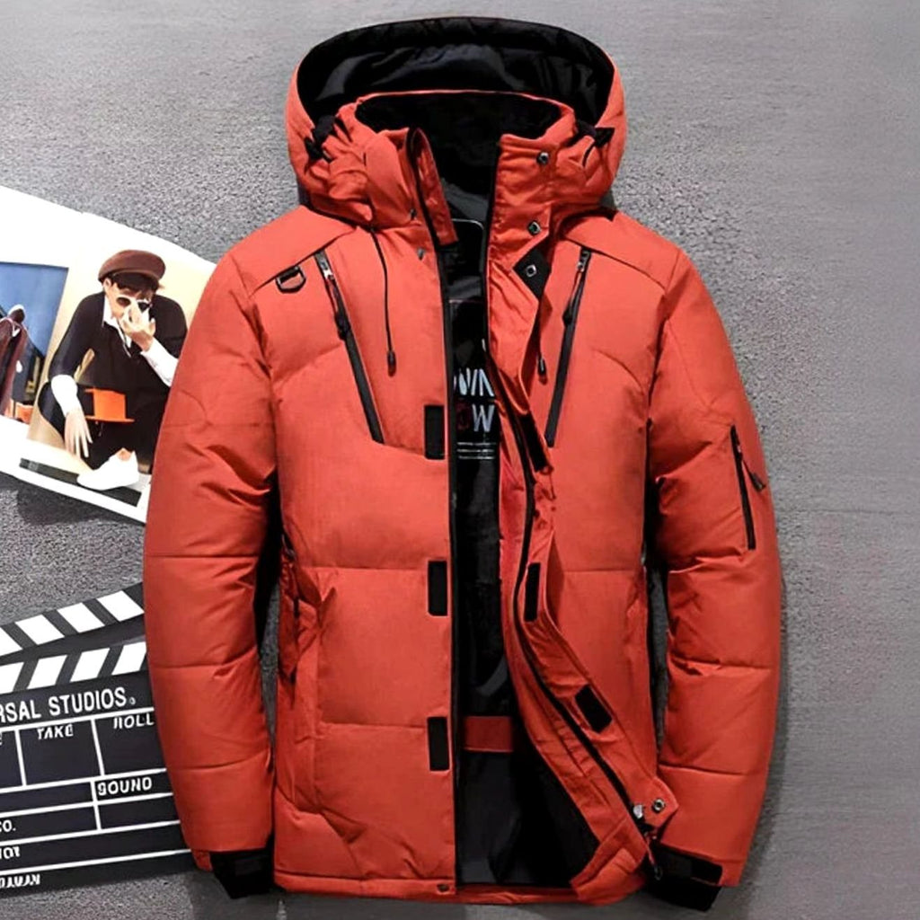 Greta | Veste d'hiver femme avec capuche, rembourrée et poches zippées