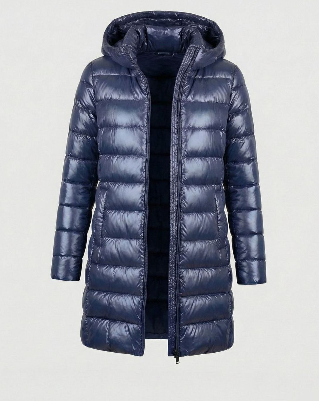 Doudoune en Nylon Femme – Capuche et Coupe Ajustée Ultralégère et Chaude