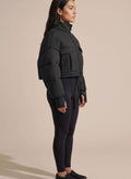 Emilia | Manteau d'hiver femme Veste courte à fermeture éclair Poches cargo