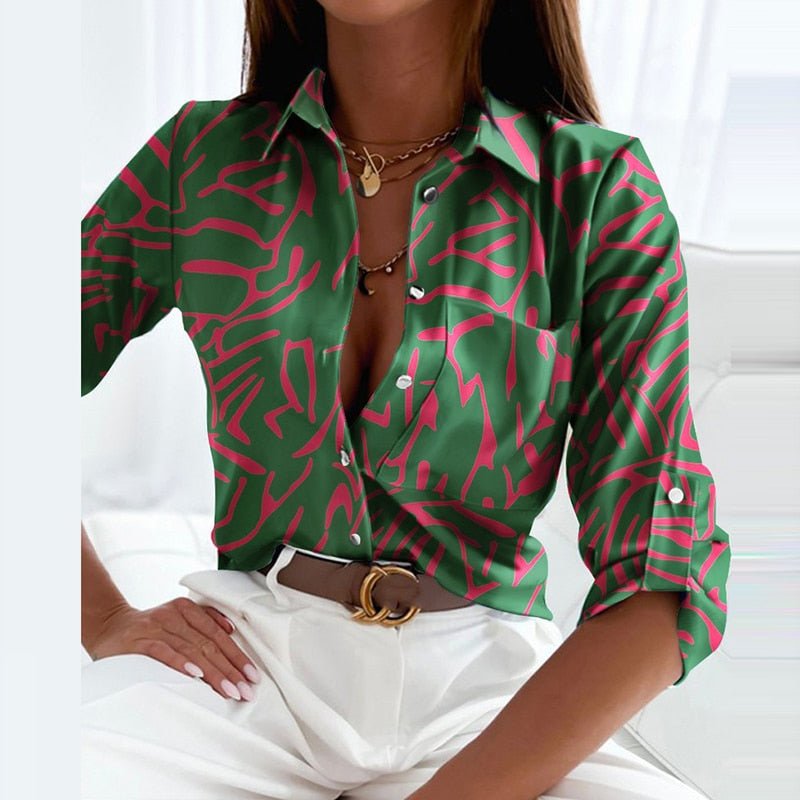 Elisa™ - Blouse Classique avec Col