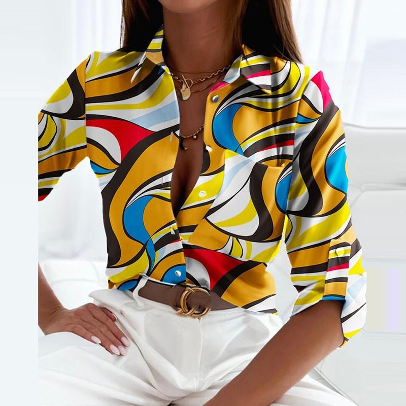 Elisa™ - Blouse Classique avec Col