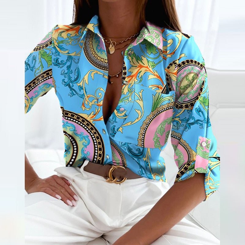 Elisa™ - Blouse Classique avec Col