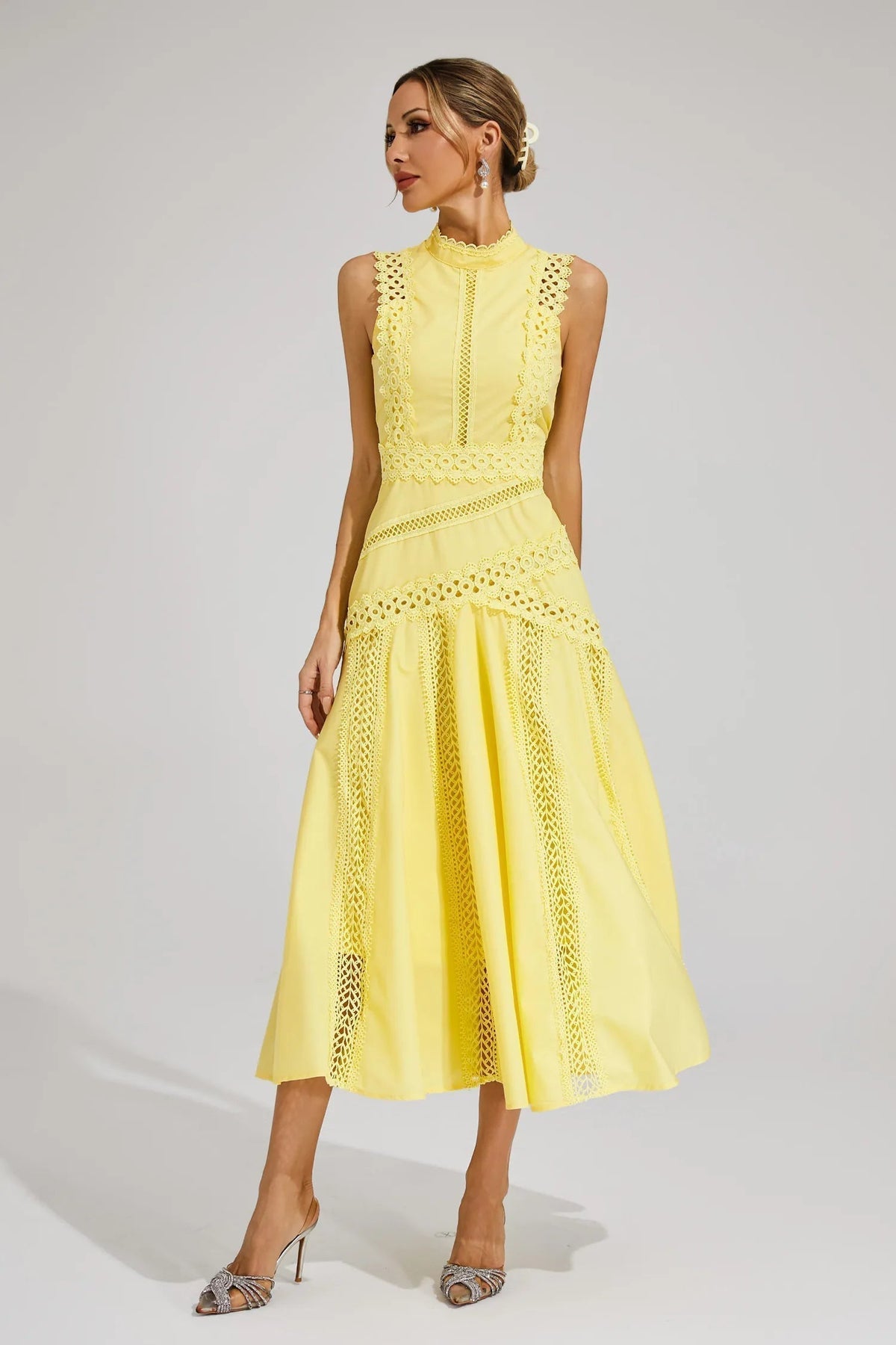 Robe Midi Invité de Mariage Femme | A-Ligne