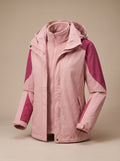 Evelyn | Veste d'extérieur en polaire softshell 2-en-1 à capuche pour femmes