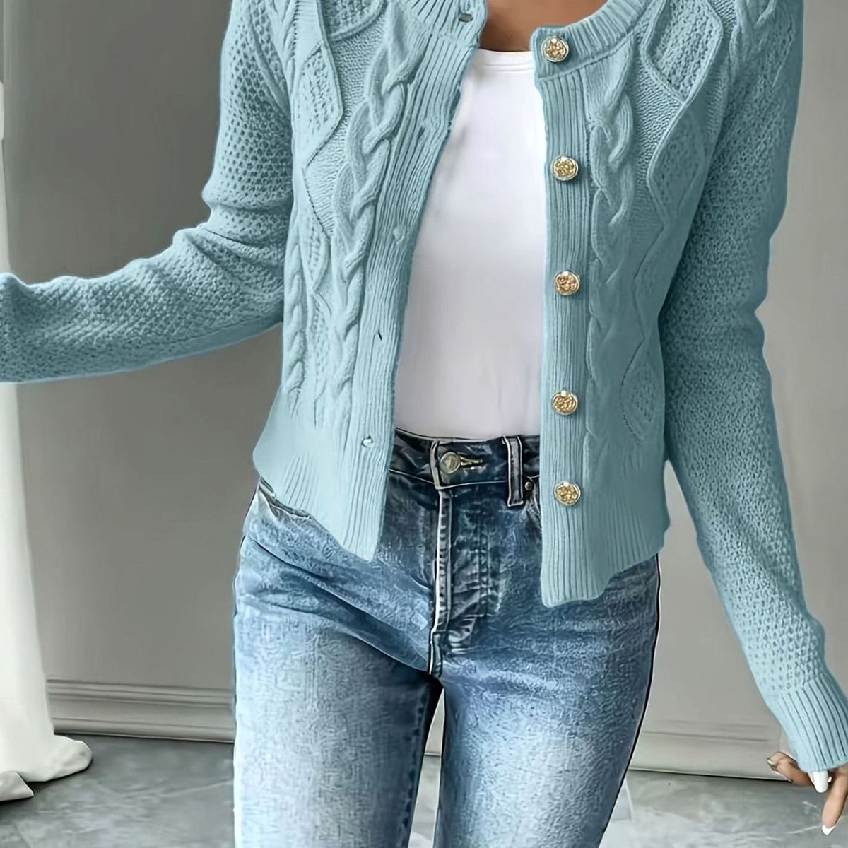 Mélanie - Gilet Court Élégant