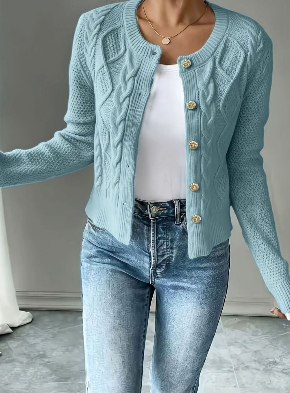 Mélanie - Gilet Court Élégant