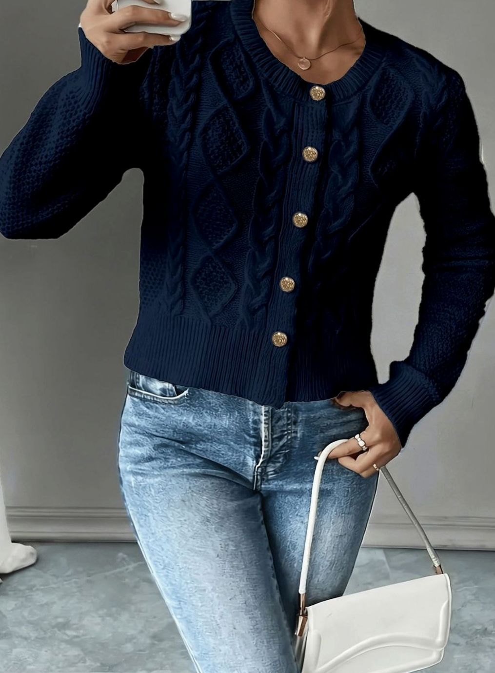 Mélanie - Gilet Court Élégant