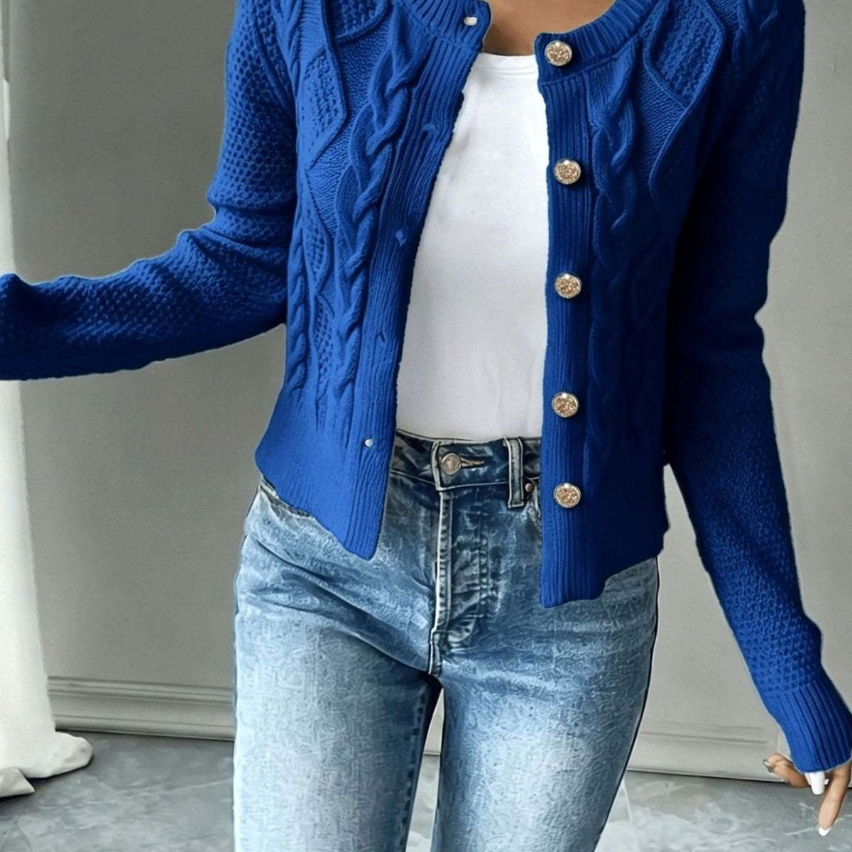 Mélanie - Gilet Court Élégant