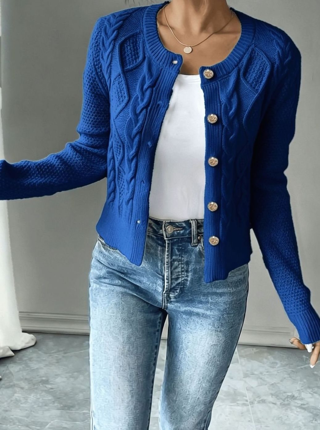 Mélanie - Gilet Court Élégant