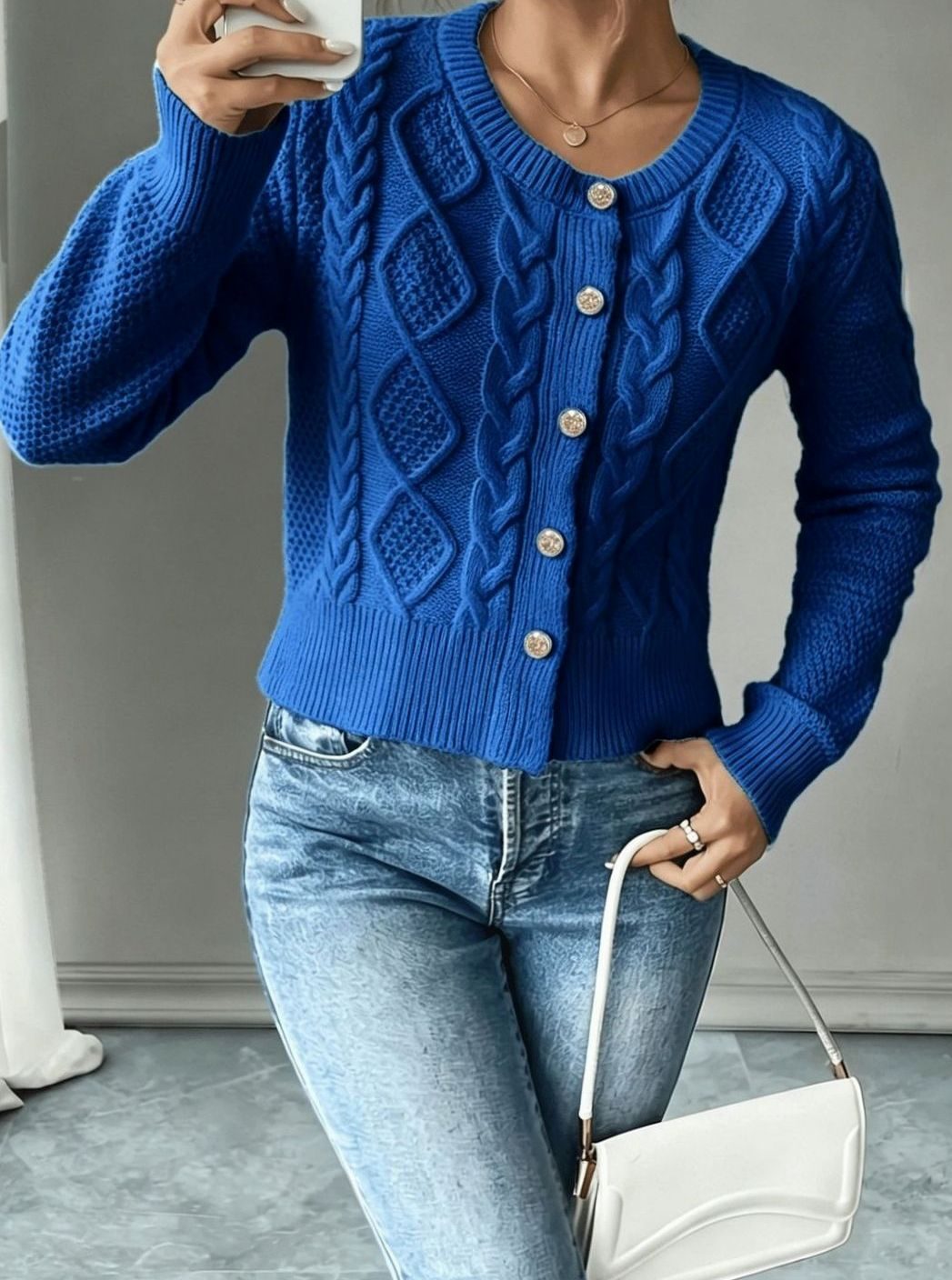 Mélanie - Gilet Court Élégant