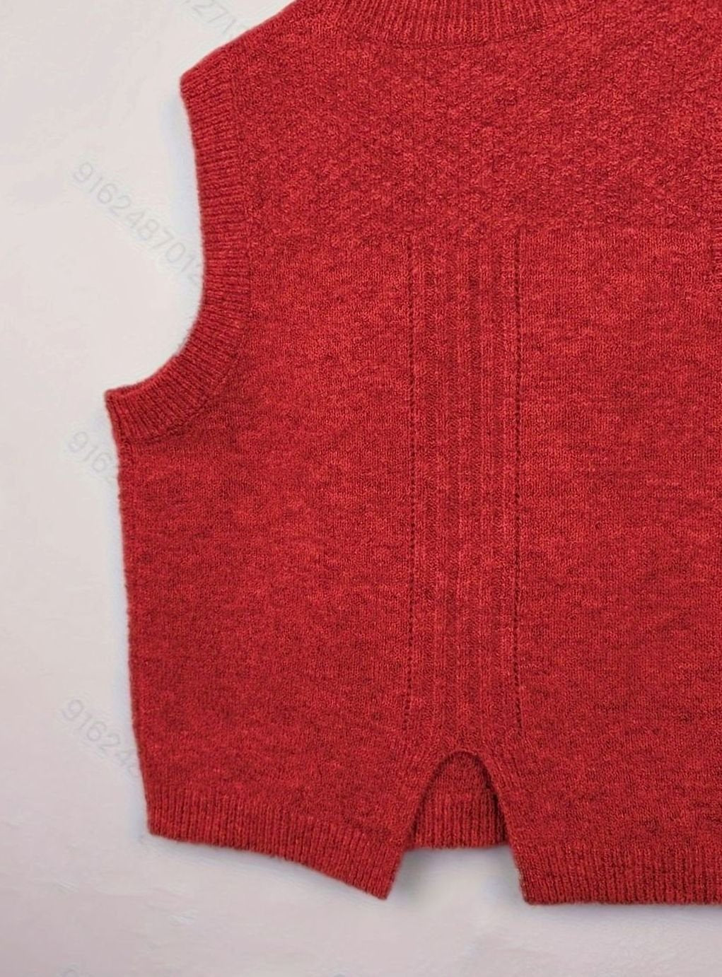 Pénélope | Gilet sans manches en tricot à torsades pour femmes, col rond