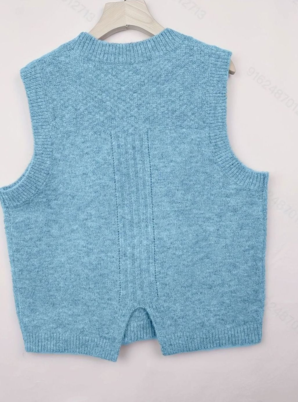 Pénélope | Gilet sans manches en tricot à torsades pour femmes, col rond
