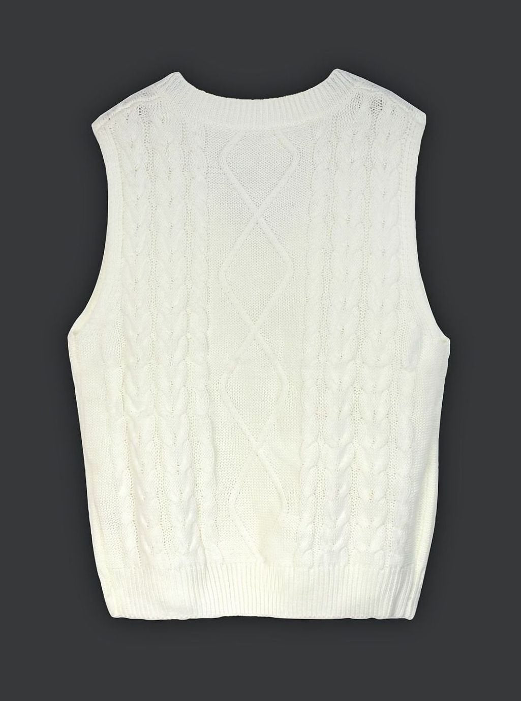 Camila | Gilet en maille torsadée pour femmes, décolleté en V, coupe décontractée
