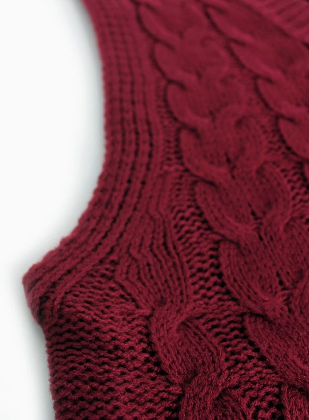 Camila | Gilet en maille torsadée pour femmes, décolleté en V, coupe décontractée