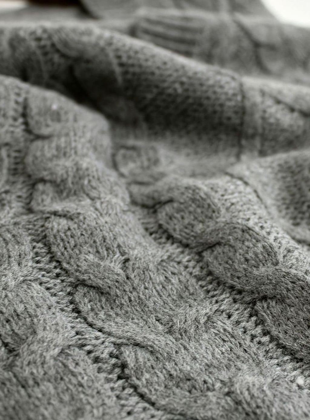 Camila | Gilet en maille torsadée pour femmes, décolleté en V, coupe décontractée