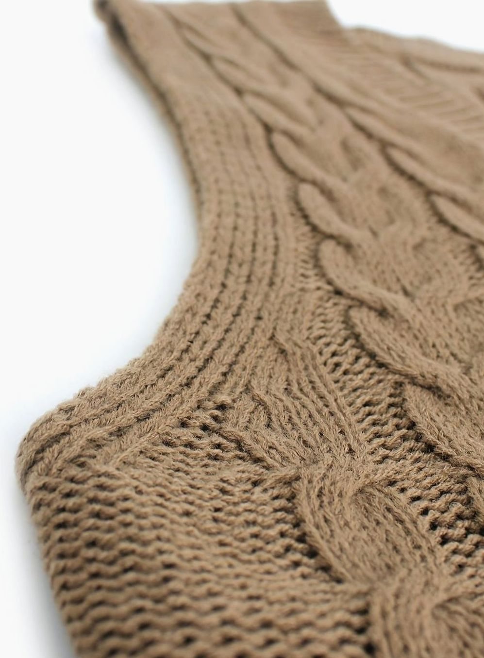 Camila | Gilet en maille torsadée pour femmes, décolleté en V, coupe décontractée