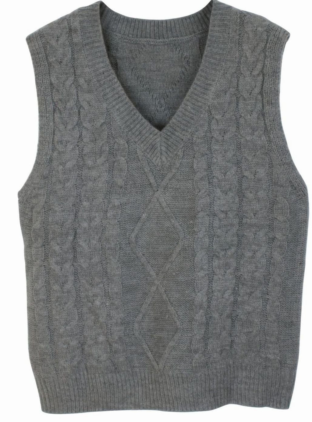 Camila | Gilet en maille torsadée pour femmes, décolleté en V, coupe décontractée