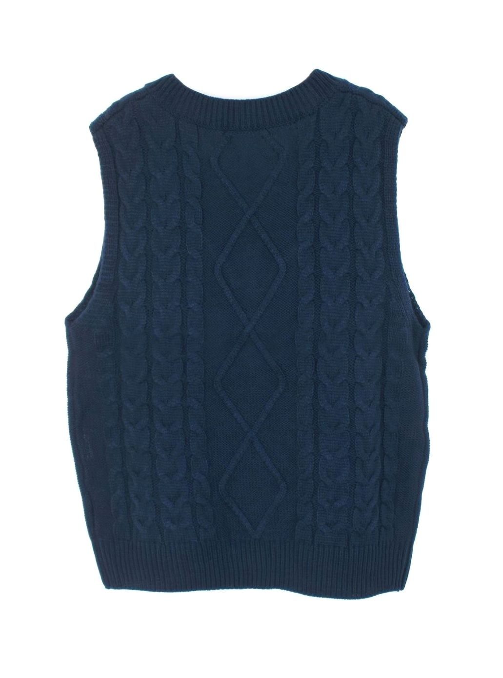 Camila | Gilet en maille torsadée pour femmes, décolleté en V, coupe décontractée