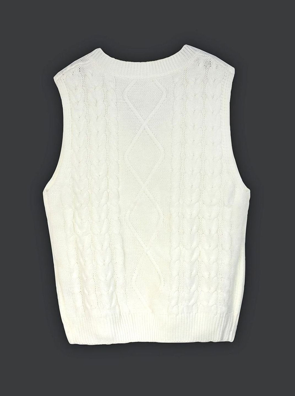 Camila | Gilet en maille torsadée pour femmes, décolleté en V, coupe décontractée