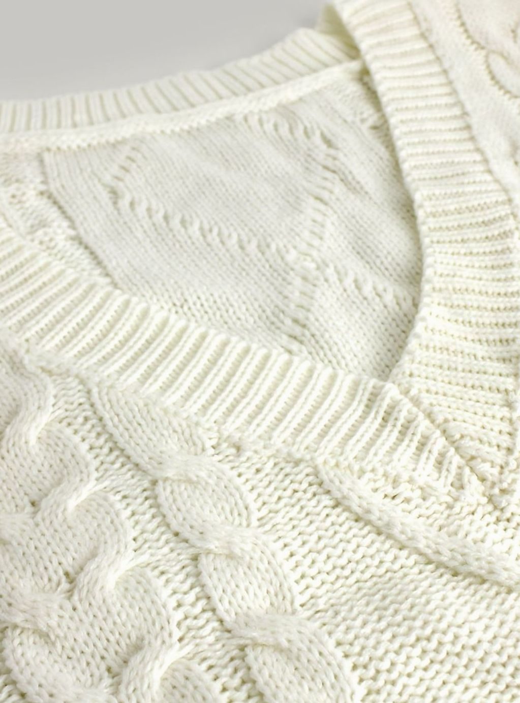 Camila | Gilet en maille torsadée pour femmes, décolleté en V, coupe décontractée