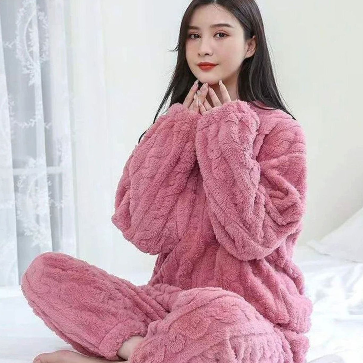 Sophia | Ensemble de détente d'hiver en polaire confortable pour femmes