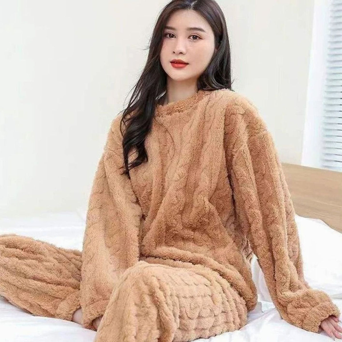 Sophia | Ensemble de détente d'hiver en polaire confortable pour femmes