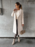 Scarlett | Manteau mi-long à manches longues et double boutonnage pour femmes