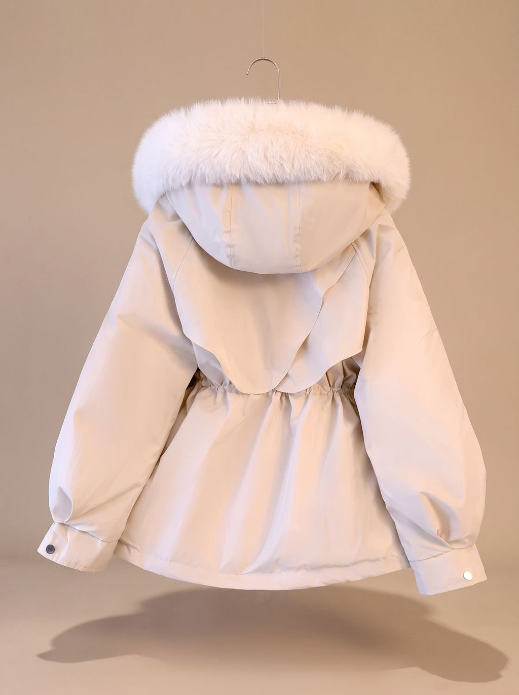 Olivia | Veste doudoune à capuche en fausse fourrure élégante pour femmes