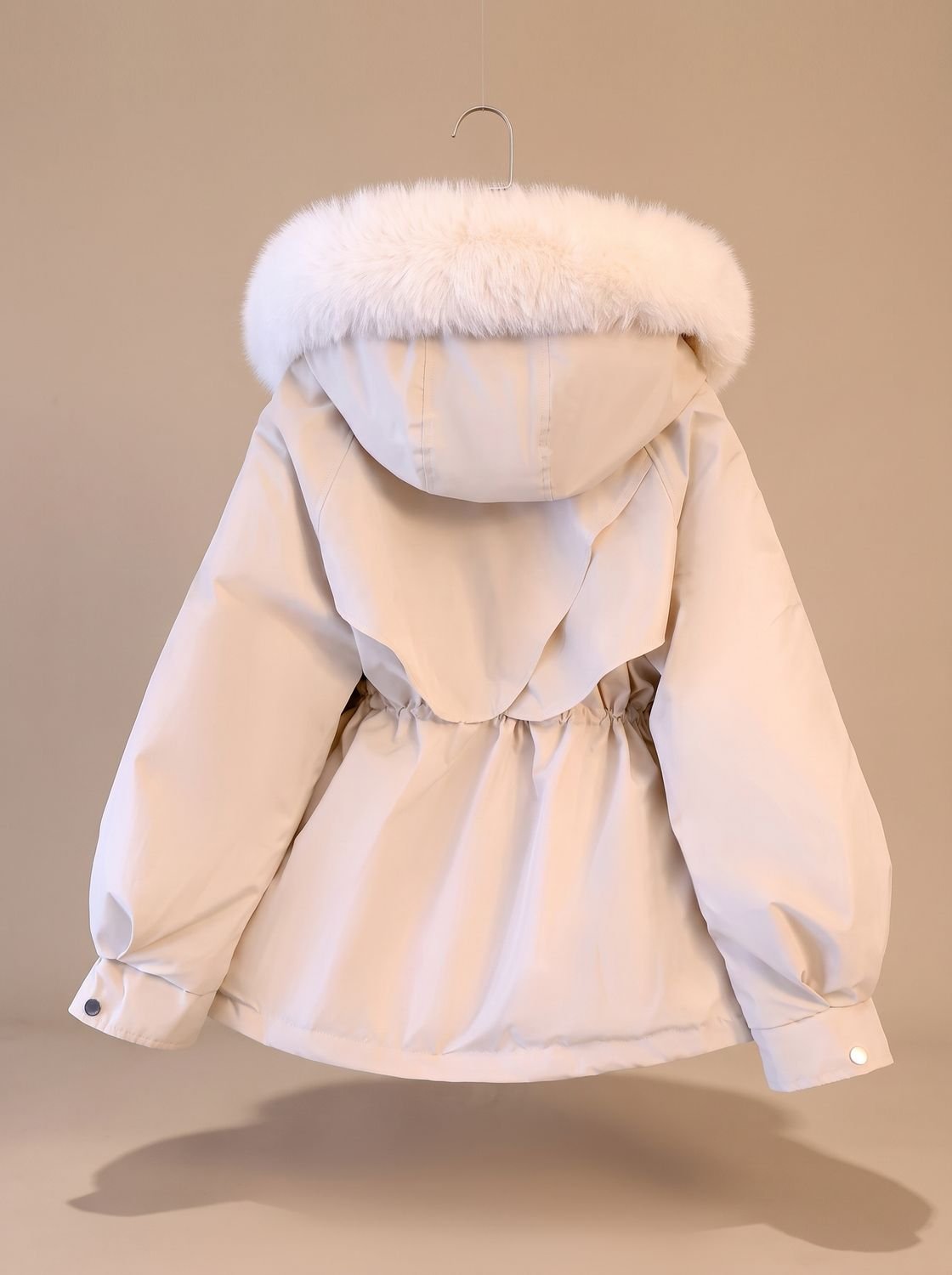 Olivia | Veste doudoune à capuche en fausse fourrure élégante pour femmes