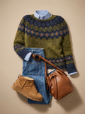 Aria | Pull en tricot Nordic Fair Isle pour femmes
