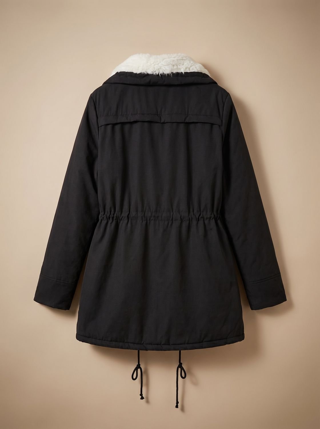 Mia | Manteau parka d'hiver à taille ajustable et col en fausse fourrure pour femmes