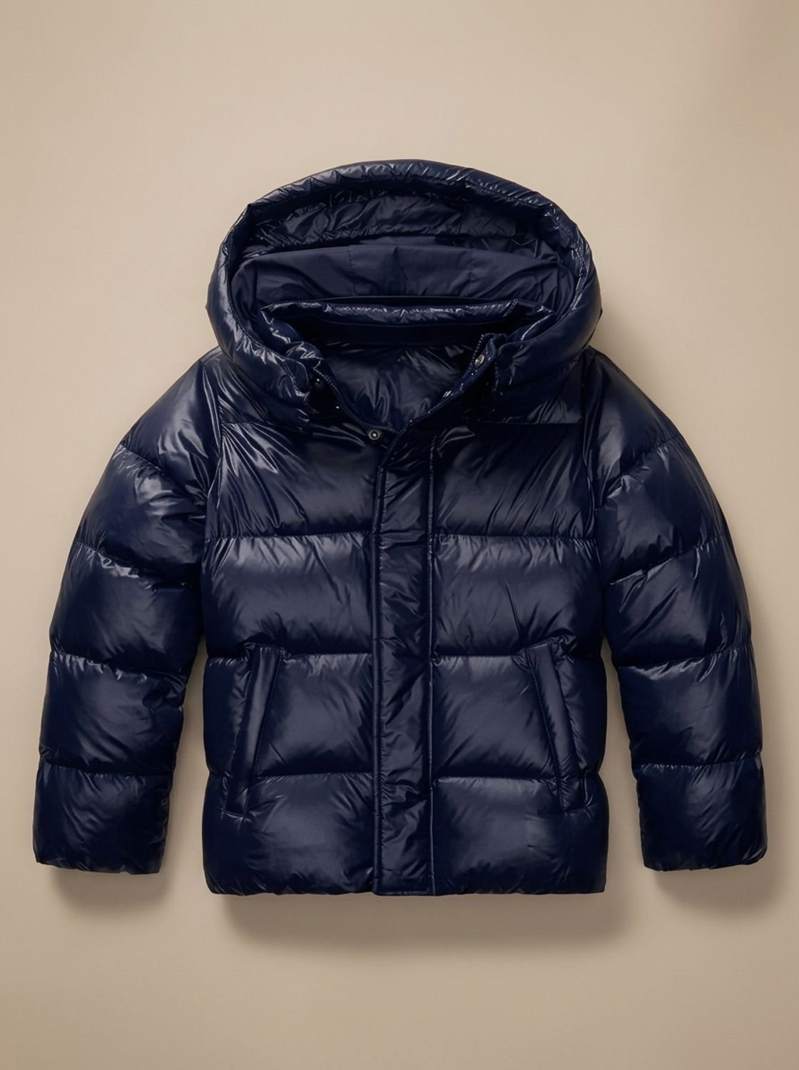 Camila | Veste d'hiver matelassée brillante à capuche pour femmes