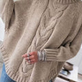 Olivia | Pull oversized en tricot à col montant pour femmes