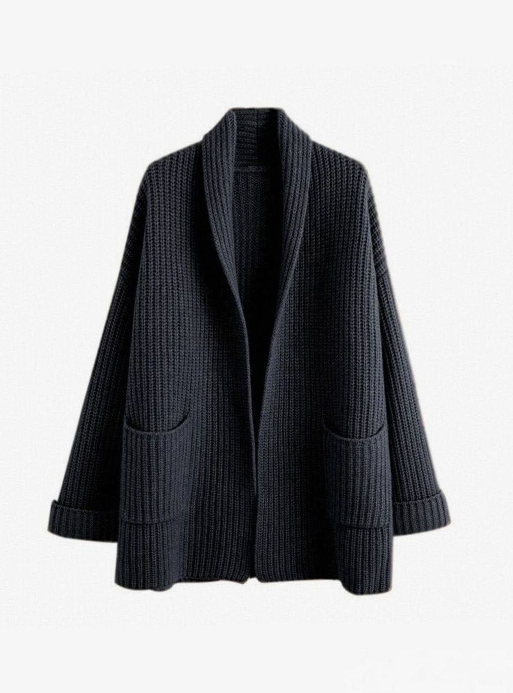 Layla | Cardigan long en tricot oversized pour femmes avec poches