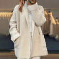Marlies - Gilet Oversized en Tricot Épais Élégant