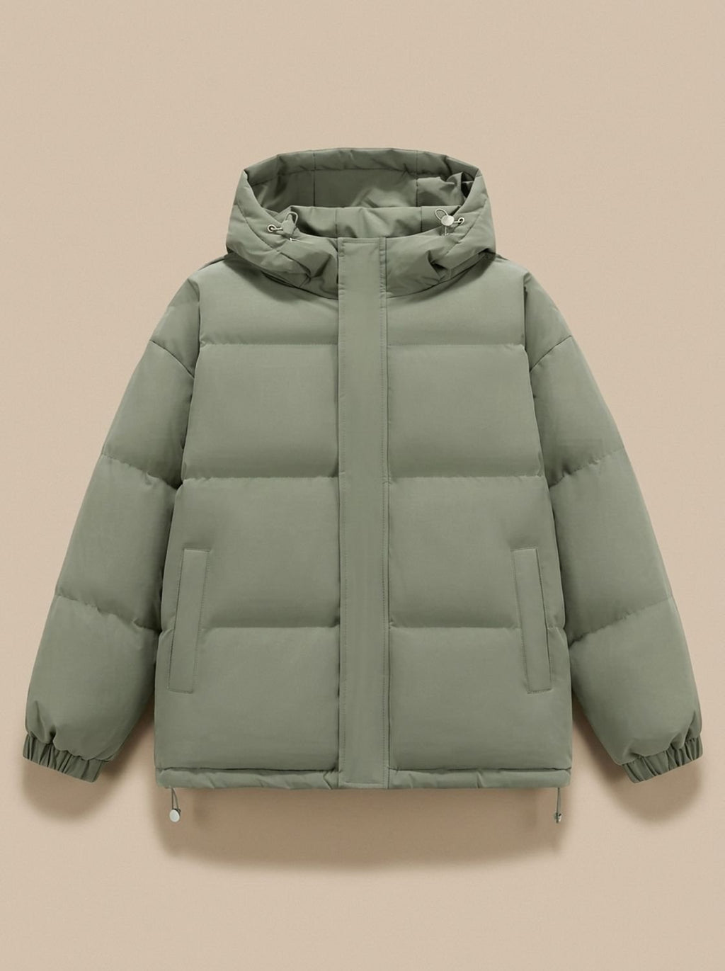 Aria | Veste d'hiver à capuche matelassée pour femmes, coupe décontractée et épaules tombantes