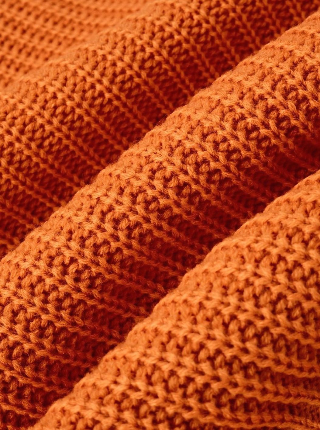 Evelyn | Pull en Tricot Côtelé à Col Replié pour Femmes