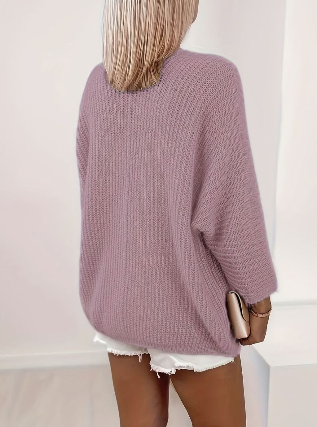 Aria | Gilet en Tricot Ouvert Relaxé pour Femmes