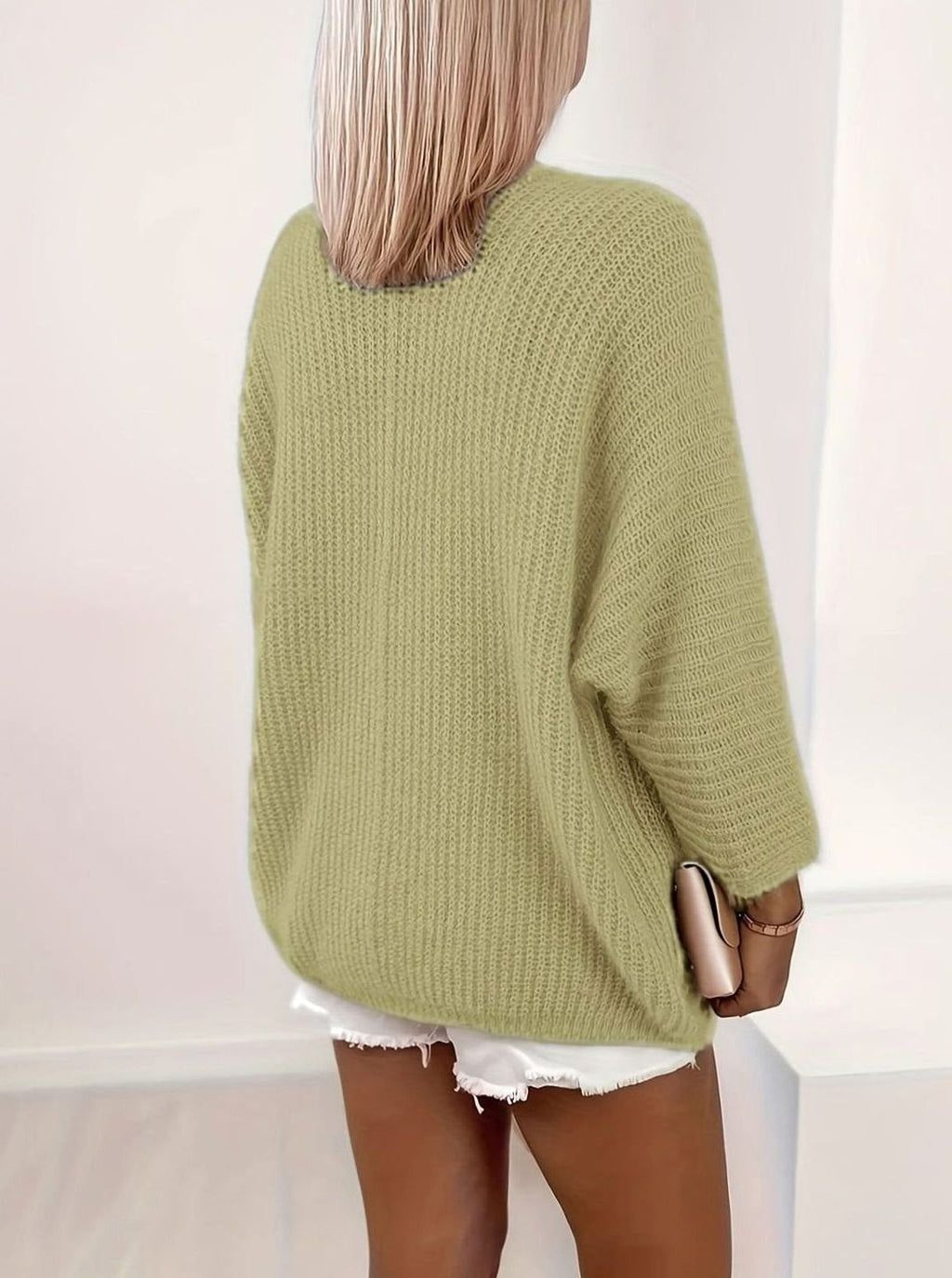 Aria | Gilet en Tricot Ouvert Relaxé pour Femmes