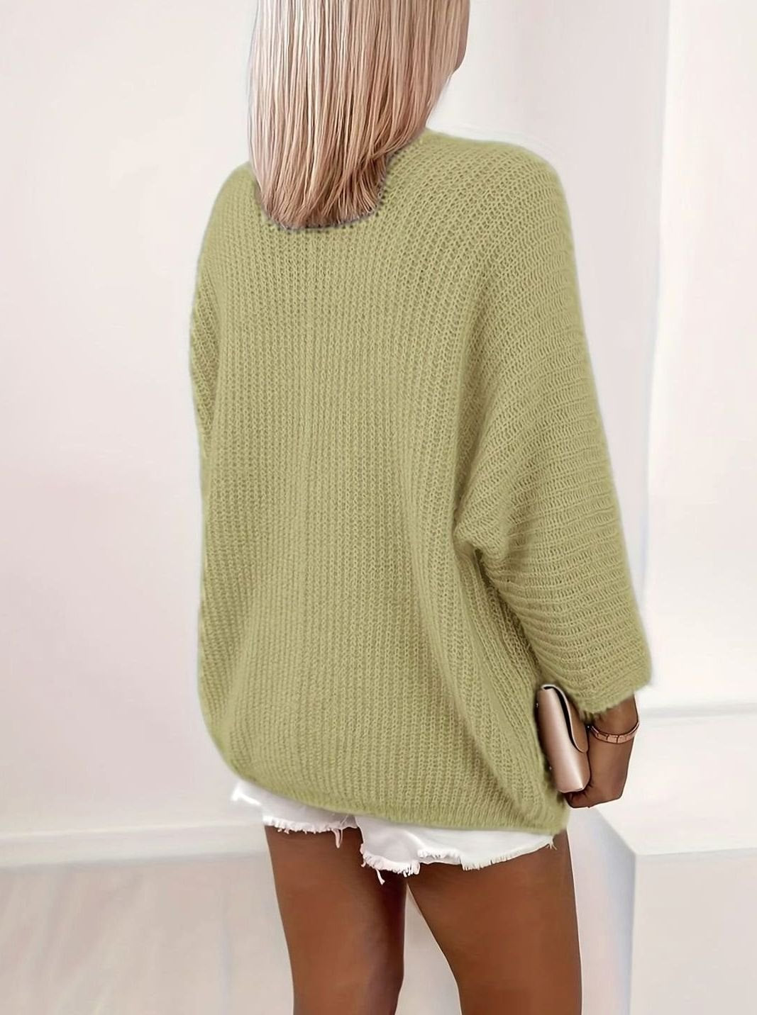 Aria | Gilet en Tricot Ouvert Relaxé pour Femmes