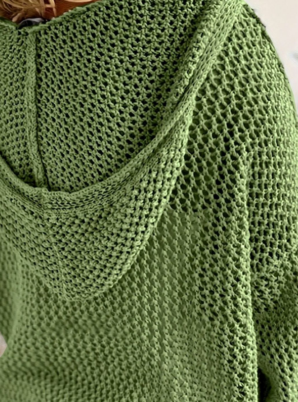Camila | Pull à capuche en maille ouverte pour femmes