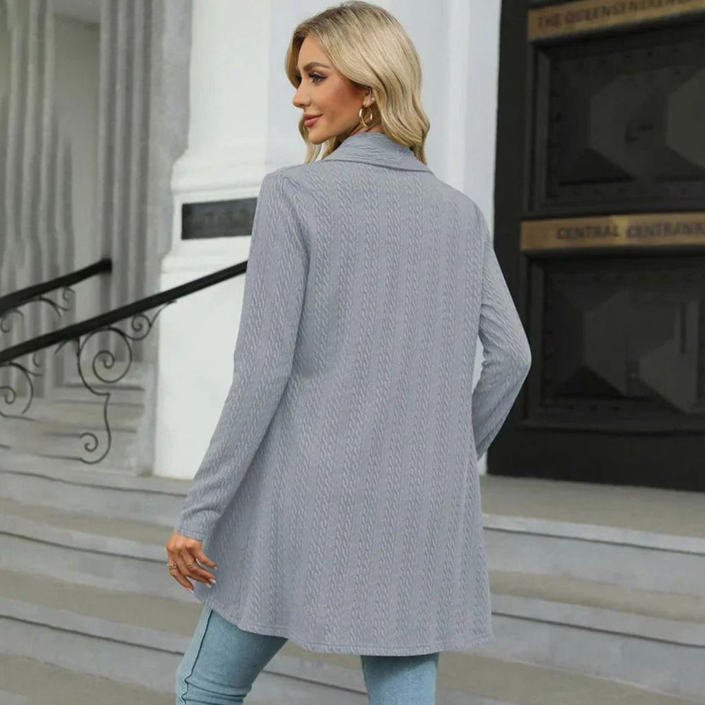 Karen - Gilet Asymétrique en Tricot Stylé