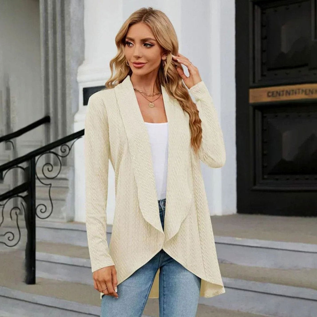 Karen - Gilet Asymétrique en Tricot Stylé
