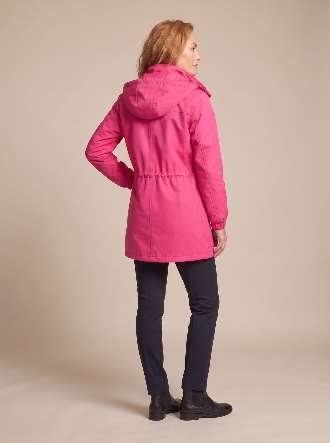 Sophia | Manteau parka à capuche avec cordon de serrage résistant à l'eau pour femmes