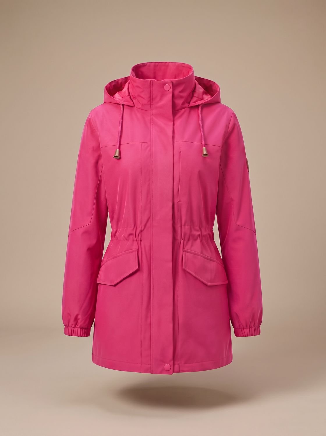 Sophia | Manteau parka à capuche avec cordon de serrage résistant à l'eau pour femmes