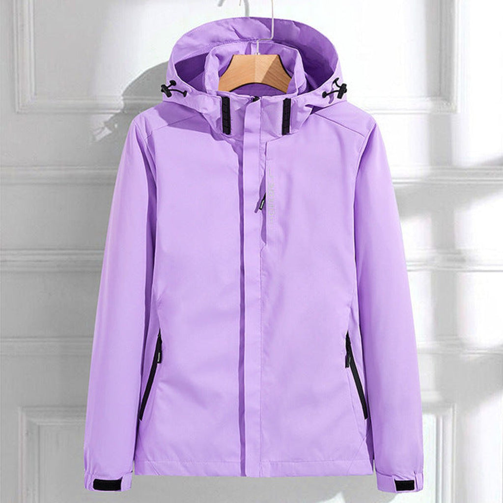 Victoria | Veste de pluie imperméable à capuche ajustable pour femmes