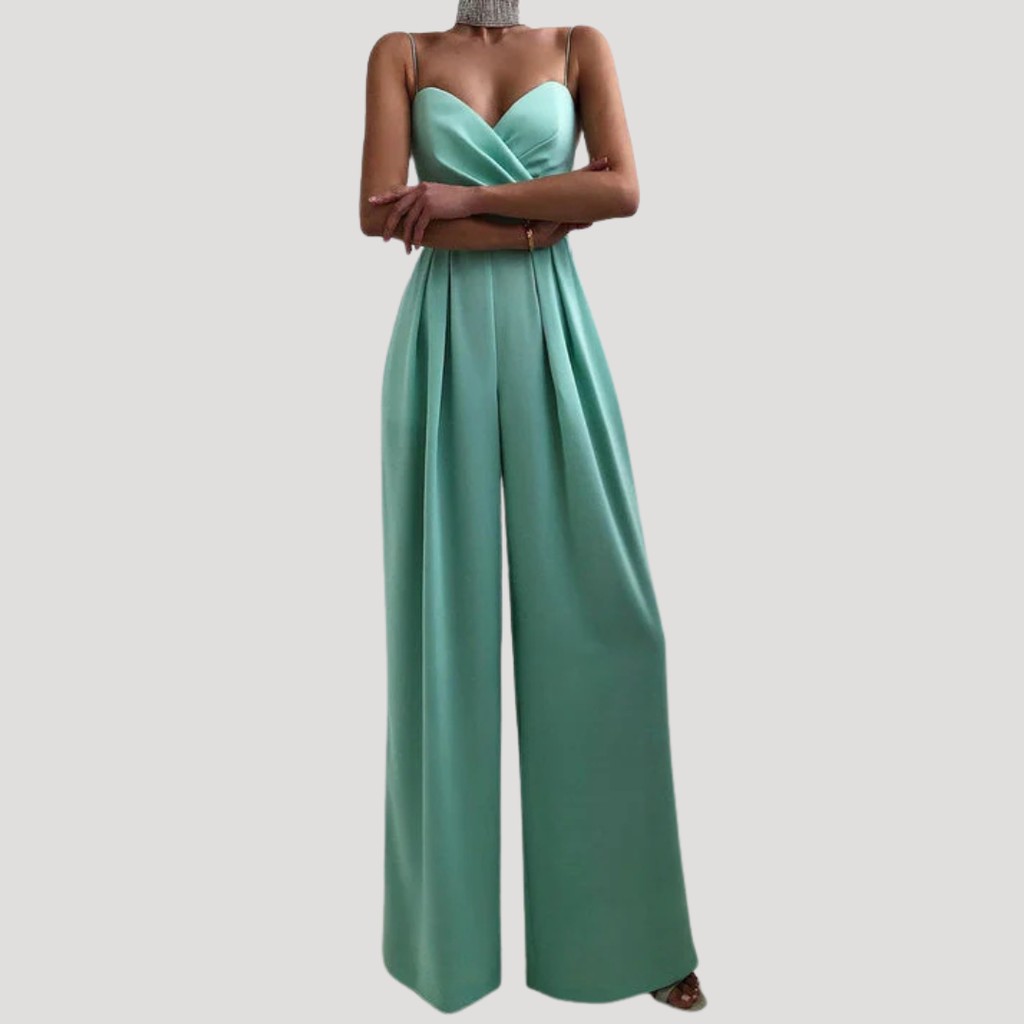 Zelda | Salopette Femme à Encolure Coeur Large