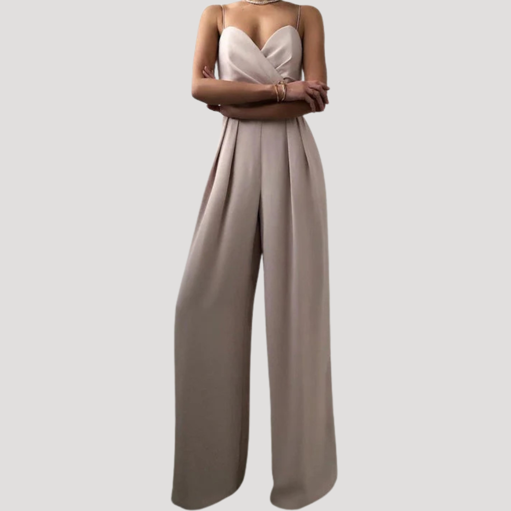 Zelda | Salopette Femme à Encolure Coeur Large