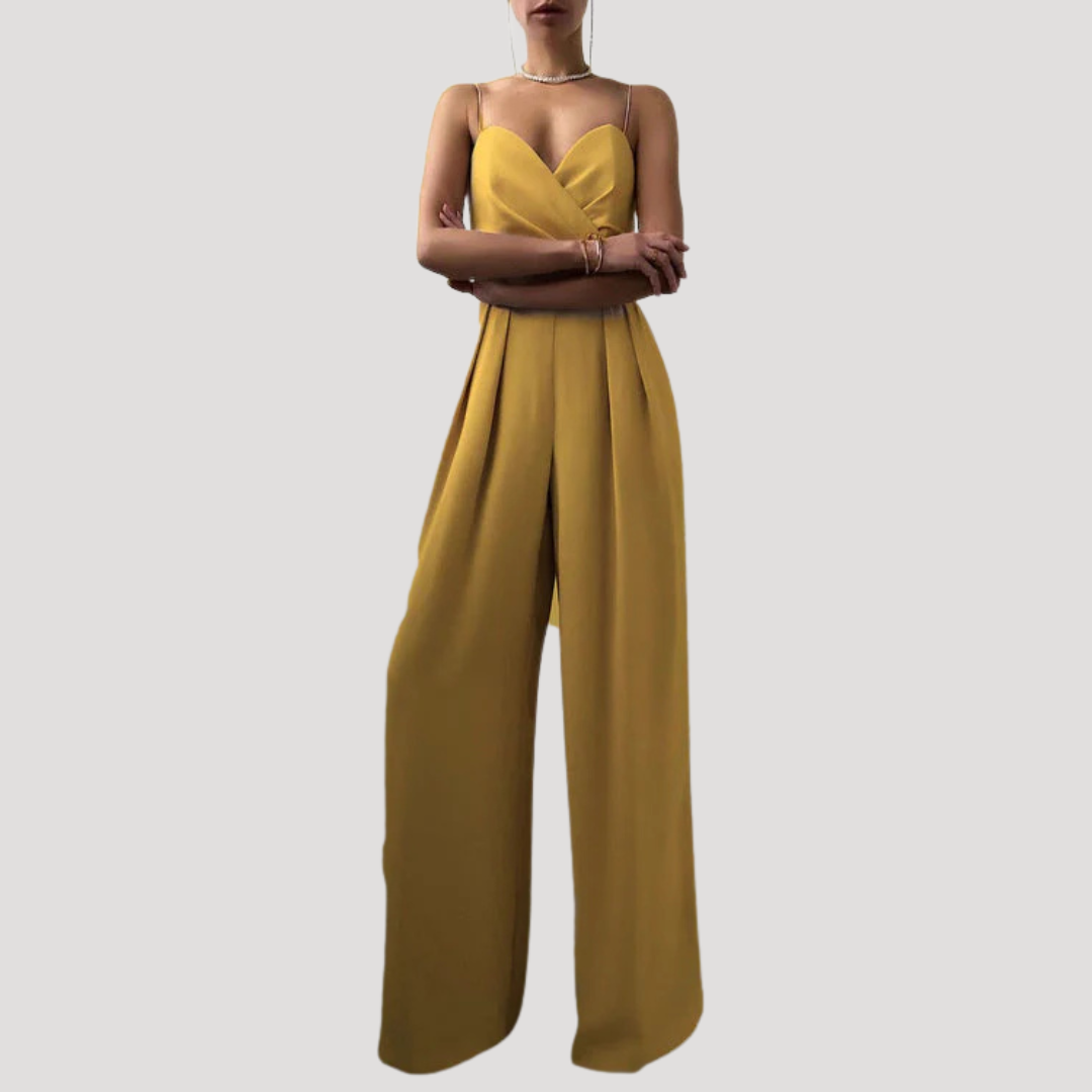 Zelda | Salopette Femme à Encolure Coeur Large