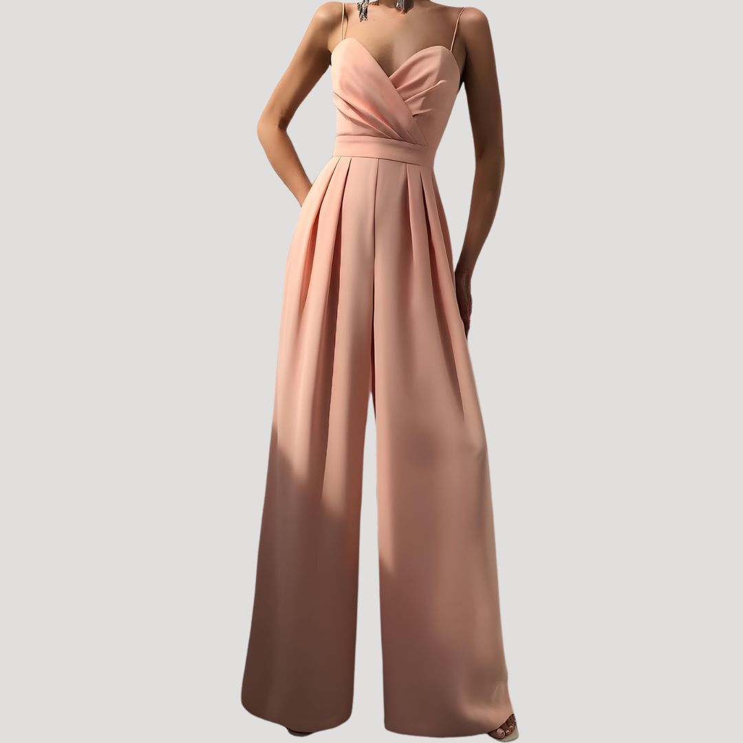 Zelda | Salopette Femme à Encolure Coeur Large